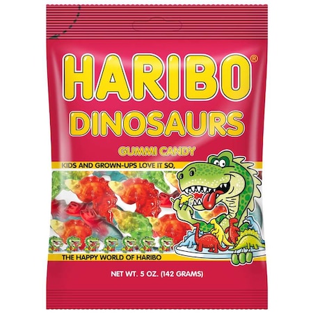 Haribo Haribo Dinosaurs 5 oz., PK12 34120